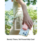 Quạt Cầm Tay AECOOLY Pocket 01 mirror (3500rpm, 3 Speed Settings, Foldable & Compact, 17H, 2000mAh, 55 dB Low Noise, With Mirror) - Ảnh 5