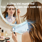 Quạt Cầm Tay AECOOLY Halo 03 5W (2000mAh, 10.5H, 6000RPM, 5 Adjustable Speeds, 6m/s, Digital Display) - Ảnh 5