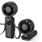 Quạt Cầm Tay AECOOLY Halo 04 (6000RPM, 5 Speed Settings, 20H, 3600mAh, 6m/s, Digital Display) - Ảnh 10