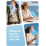 Quạt Cầm Tay AECOOLY Halo 04 (6000RPM, 5 Speed Settings, 20H, 3600mAh, 6m/s, Digital Display) - Ảnh 10