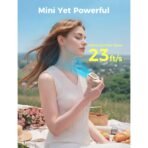Quạt Đeo Cổ Cầm Tay Mini AECOOLY Click 01 (7000RPM, 3-Speed Level Adjustment, Up to 9H, 2000mAh, 7m/s, Digital Display, ≤30db) - Ảnh 6