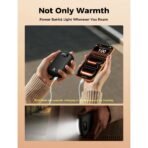 Máy Sưởi Cầm Tay Từ Tính Mini AECOOLY Glow 01 (15W Max Heating Power, 140°F, Digital Display, Digital Display, ±0.5°C Adjustment, Flashlight, 20000mAh, Heating Area 13.5in², IP65) - Ảnh 7