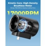 Quạt Mini Cổng Type-C Tốc Độ Cao AECOOLY Air Mate (17000RPM, 4-Speed Level Adjustment) - Ảnh 5