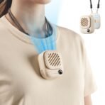 Quạt Đeo Cổ Cầm Tay Mini AECOOLY Click 01 (7000RPM, 3-Speed Level Adjustment, Up to 9H, 2000mAh, 7m/s, Digital Display, ≤30db) - Ảnh 2