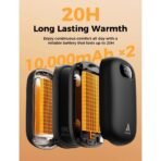 Máy Sưởi Cầm Tay Từ Tính Mini AECOOLY Glow 01 (15W Max Heating Power, 140°F, Digital Display, Digital Display, ±0.5°C Adjustment, Flashlight, 20000mAh, Heating Area 13.5in², IP65) - Ảnh 4